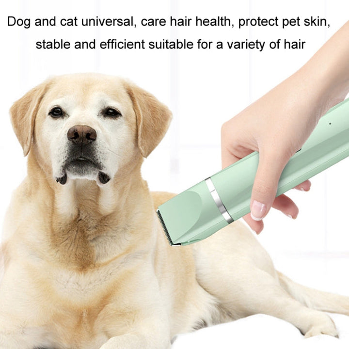 Pet Clippers Cat Dog Paw Hair Clippers Electric Fader, Color: 3 in 1 White