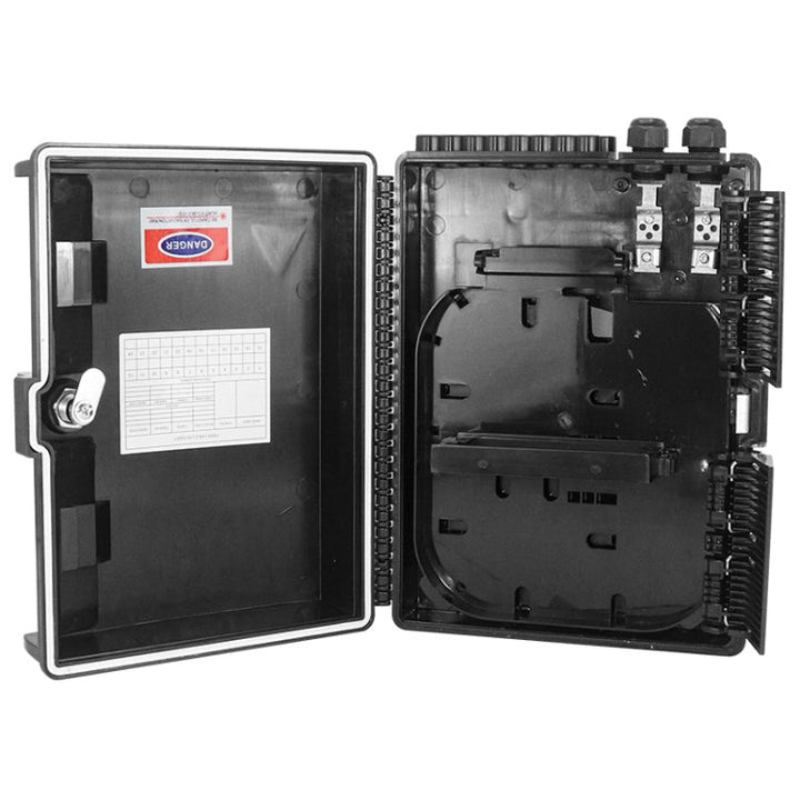 Lisslune | FTTH distribution box with 16 PLC splitter Can Hold Up To 16 subscriber drop cables