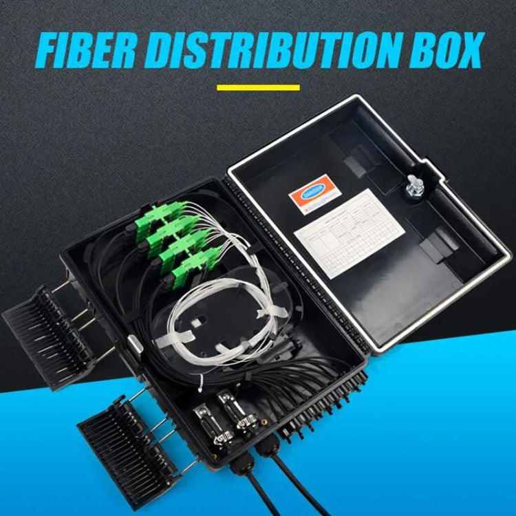 Lisslune | FTTH distribution box with 16 PLC splitter Can Hold Up To 16 subscriber drop cables