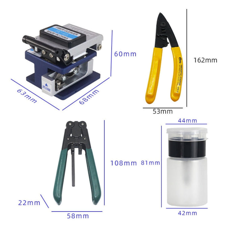 Lisslune | Fiberglass Tool Set with Cutter, Optical Power Meter 10mW, Red Test Pen