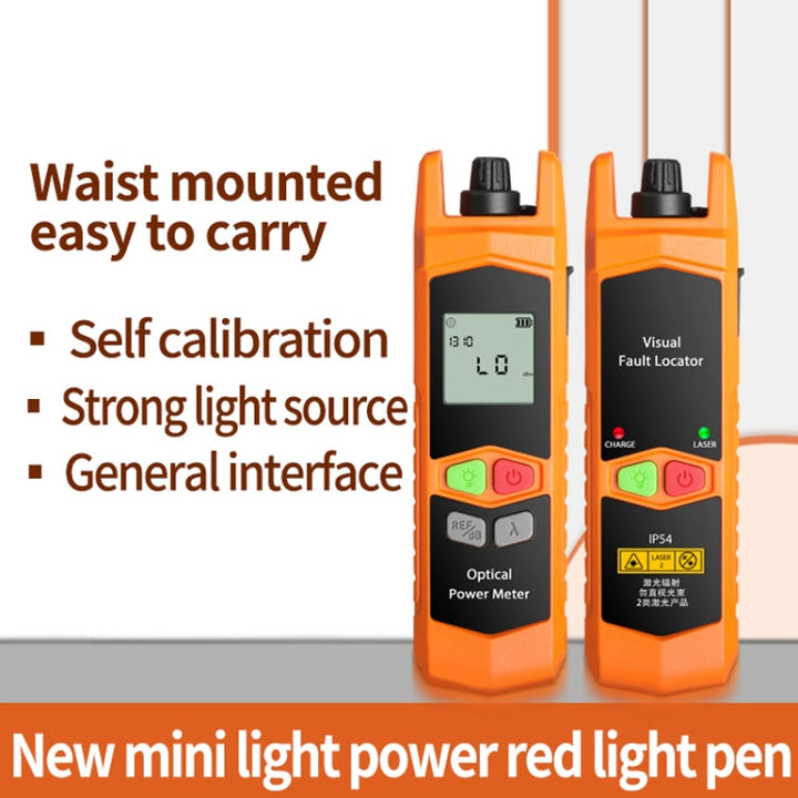 Lisslune | 2-in-1 10-30mW fiber optic red light pen + optical power meter (-70+6dBm) set