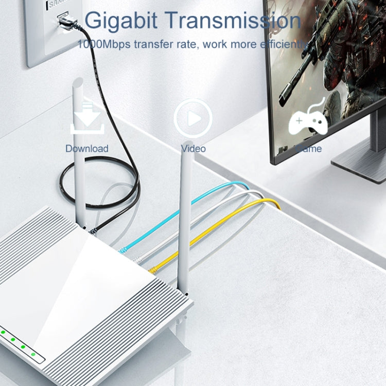 Lisslune | SAMZHE Cat6A Ethernet Cable UTP Network Patch Cable 10m (White)