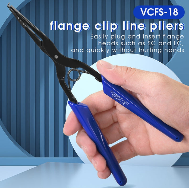 Lisslune | COMPTYCO VCFS-18 SC/LC Fiber Optic Plug and Clamp Pulling Tools Flange Long Nozzle Snap Closure
