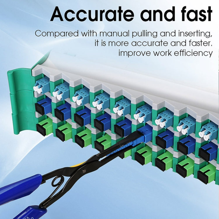 Lisslune | COMPTYCO VCFS-18 SC/LC Fiber Optic Plug and Clamp Pulling Tools Flange Long Nozzle Snap Closure