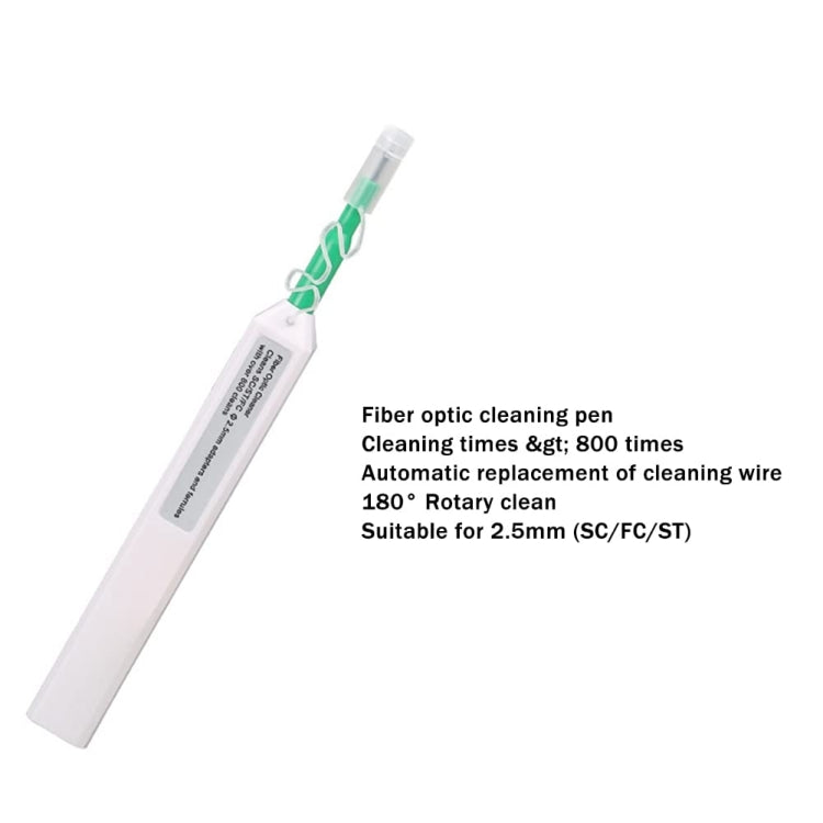 Lisslune | 10 In 1 optical fiber cleaning tool kit 1.25/2.5 mm fiber cleaning pen