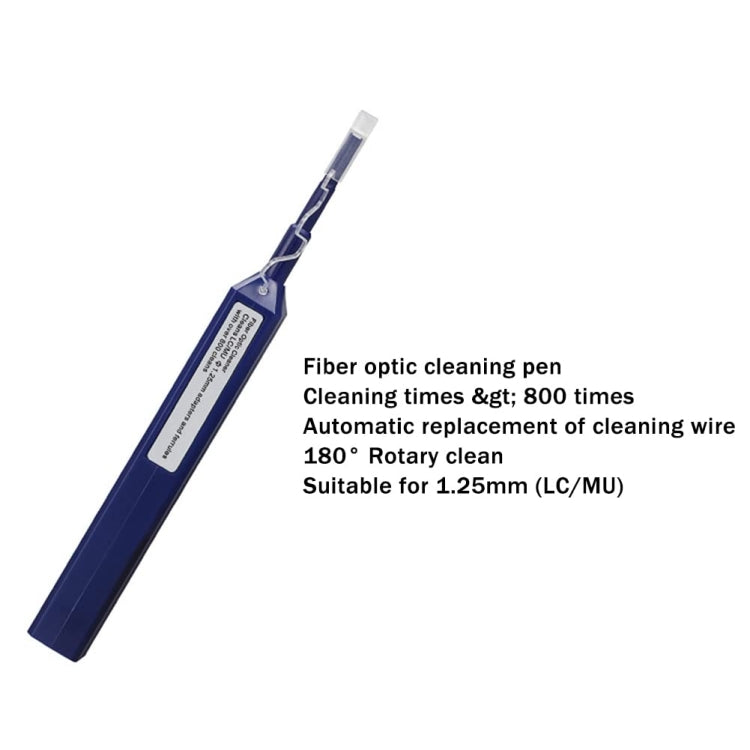 Lisslune | 10 In 1 optical fiber cleaning tool kit 1.25/2.5 mm fiber cleaning pen