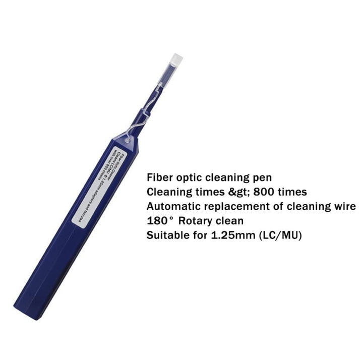 Lisslune | 10 In 1 optical fiber cleaning tool kit 1.25/2.5 mm fiber cleaning pen