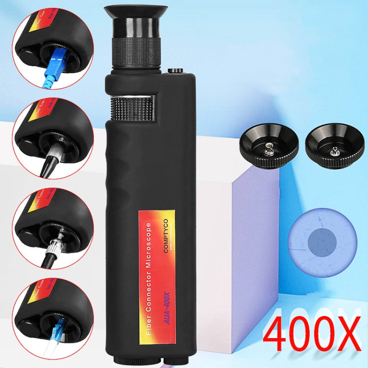 Lisslune | Comptyco AUA-400X 400-fold portable fiber optic microscope for FC/SC/ST/LC connector