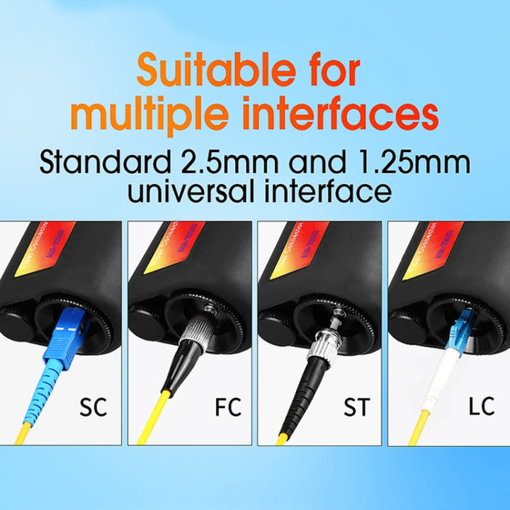 Lisslune | Comptyco AUA-400X 400-fold portable fiber optic microscope for FC/SC/ST/LC connector