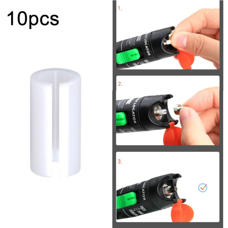 Lisslune | 10 Pieces 7mm Ceramic Core Replacement Parts for Fiber Optic Visualization Fault Finder