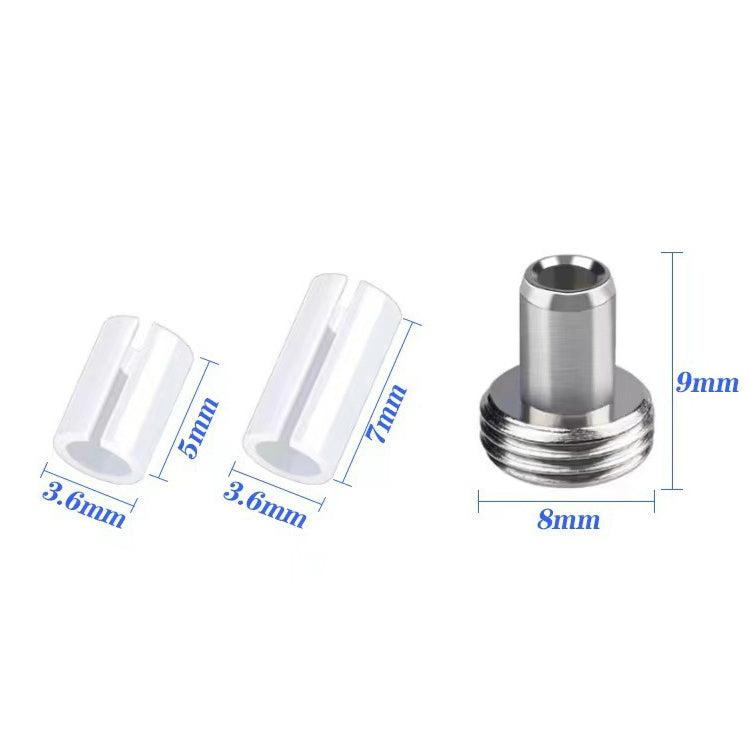 Lisslune | 10 Pieces 7mm Ceramic Core Replacement Parts for Fiber Optic Visualization Fault Finder