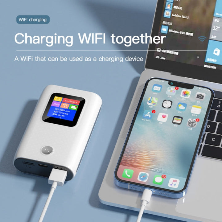 Lisslune | MF905C EU 4G LTE WIFI Router Portable 6000mAh Charging Treasure Wireless Hotspot 150Mbps Pocket Mobile Modem