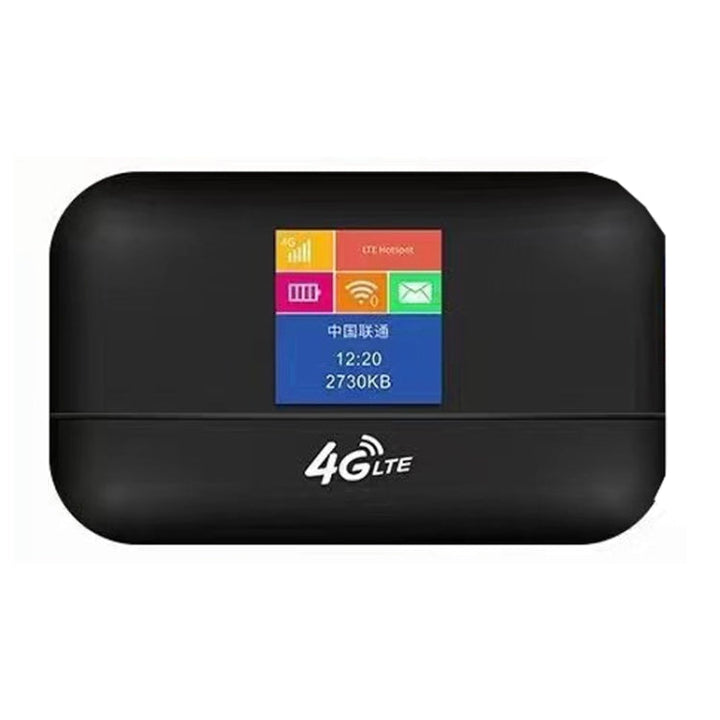 Lisslune | LT600 LCD Display 4G LTE Router Portable Car Terminal Mobile WIFI Card SIM Router