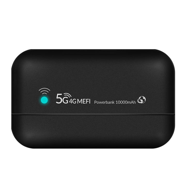 Lisslune | PW100 4G LTE Mobile Router USB Hotspot Portable Power Bank Pocket WLAN (Black)