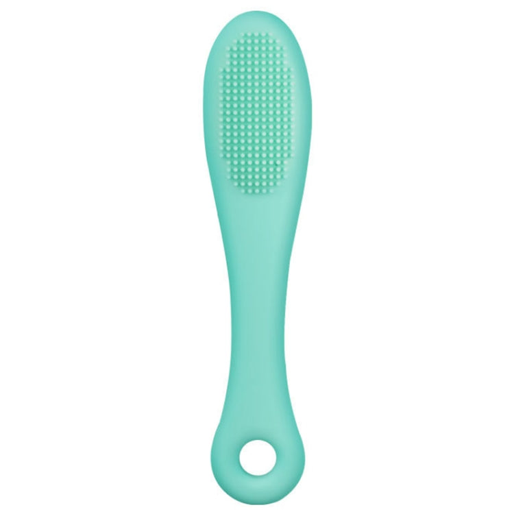 Pet Cat Dog Cleaning Brush Chin Teeth Cleaning Brush Silicone Brush (Green)