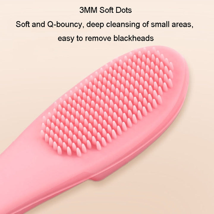 Pet Cat Dog Cleaning Brush Chin Teeth Cleaning Brush Silicone Brush (Green)