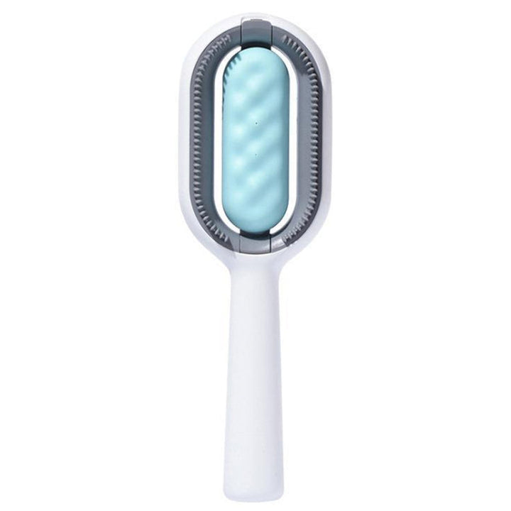 Pet Cat with Water Tank Hair Removal Brush Cleaning Hair Brush, Style: Long Hair (Blue)