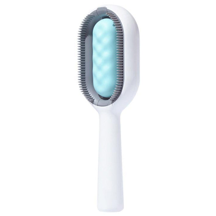 Pet Cats With Water Tank Hair Removal Brush Cleaning Brush, Style: Short Hair (Blue)