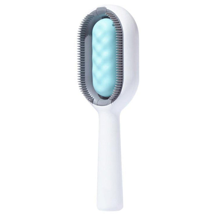 Pet Cats With Water Tank Hair Removal Brush Cleaning Brush, Style: Short Hair (Blue)
