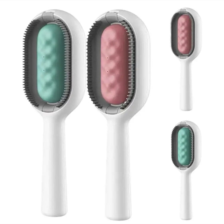 Pet Cats with Water Tank Hair Removal Comb Cleaning Hair Brush, Style: Short Hair (Pink)