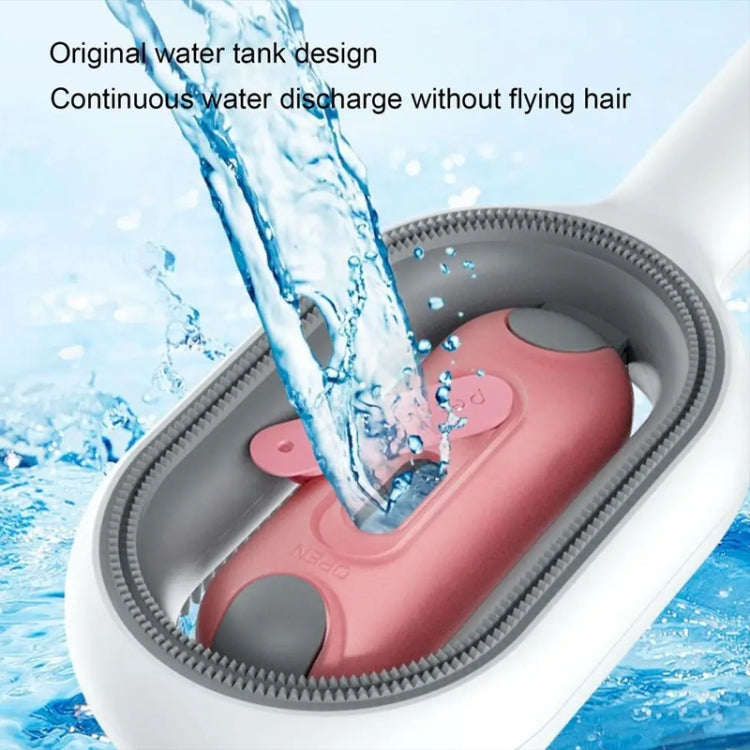 Pet Cat with Water Tank Hair Removal Brush Cleaning Hair Brush, Style: Long Hair (Blue)