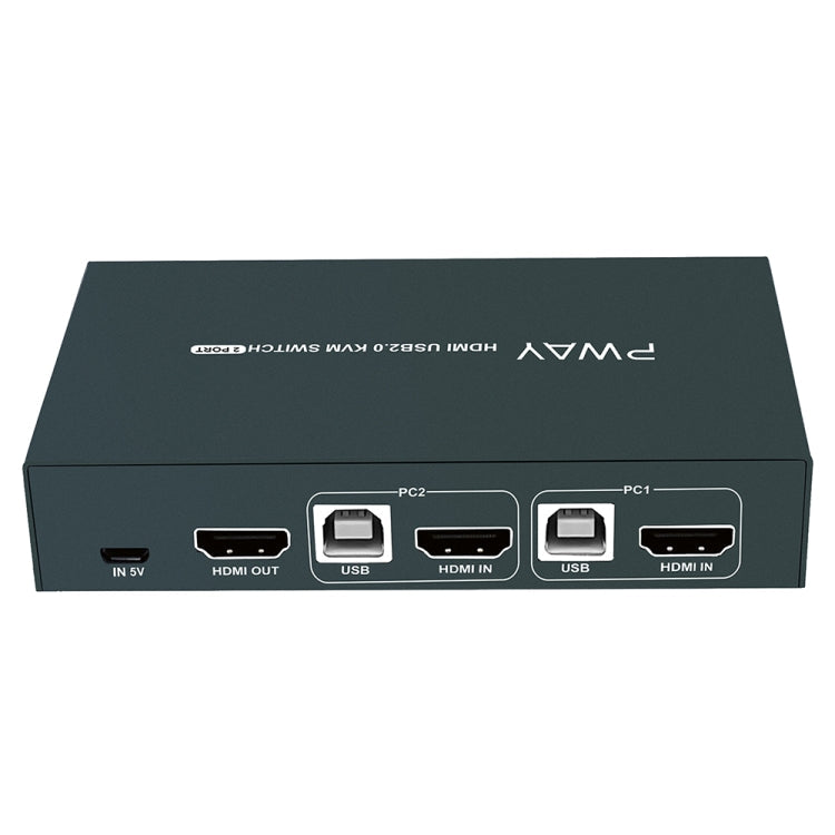Lisslune | PWAY PW-S7201H 2 In 1 Out HDMI KVM Switch 4K HD Video Screen Cutter