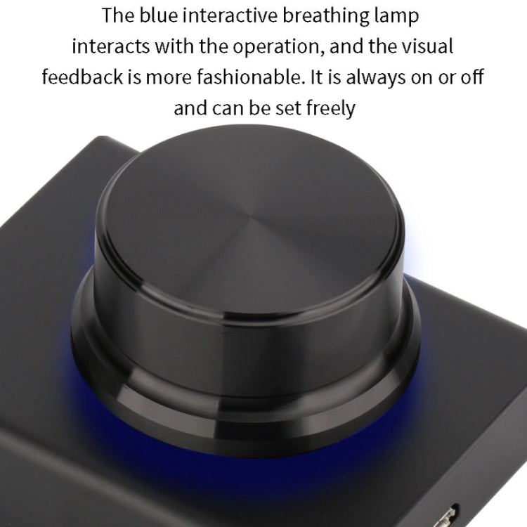 Lisslune | PC Computer peripherals mini switch wired volume control (Black)