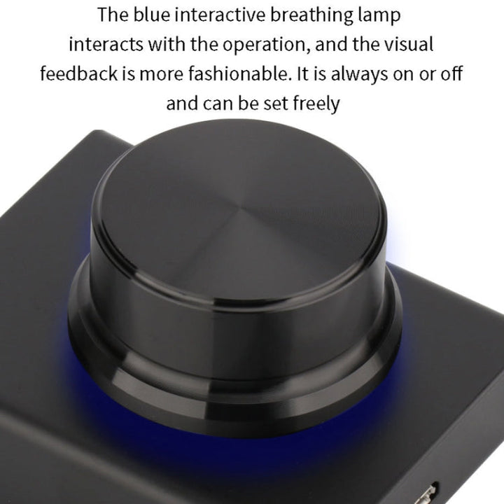 Lisslune | PC Computer peripherals mini switch wired volume control (Black)