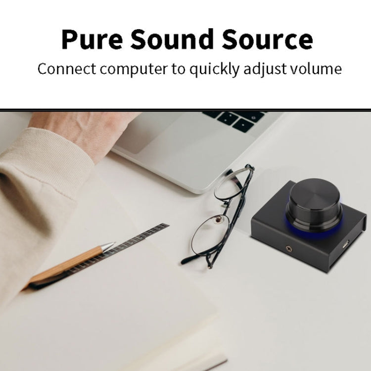 Lisslune | PC Computer peripherals mini switch wired volume control (Black)