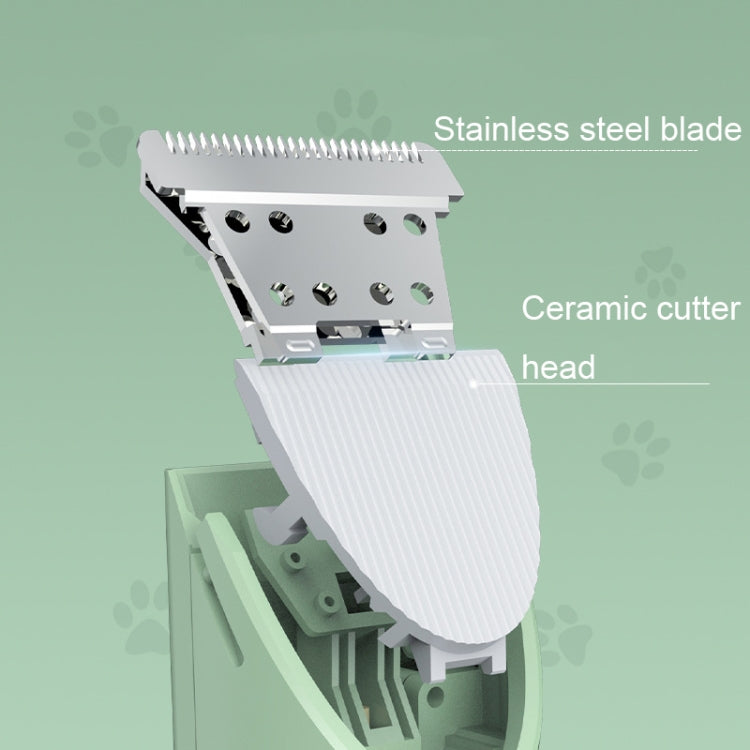 Multifunctional Pet Electric Shaver Cat and Dog Hair Clipper, Color: 3-in-1 White