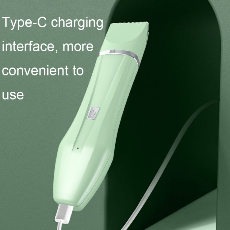 Multifunctional Pet Electric Shaver Cat and Dog Hair Clipper, Color: 4-in-1 Green