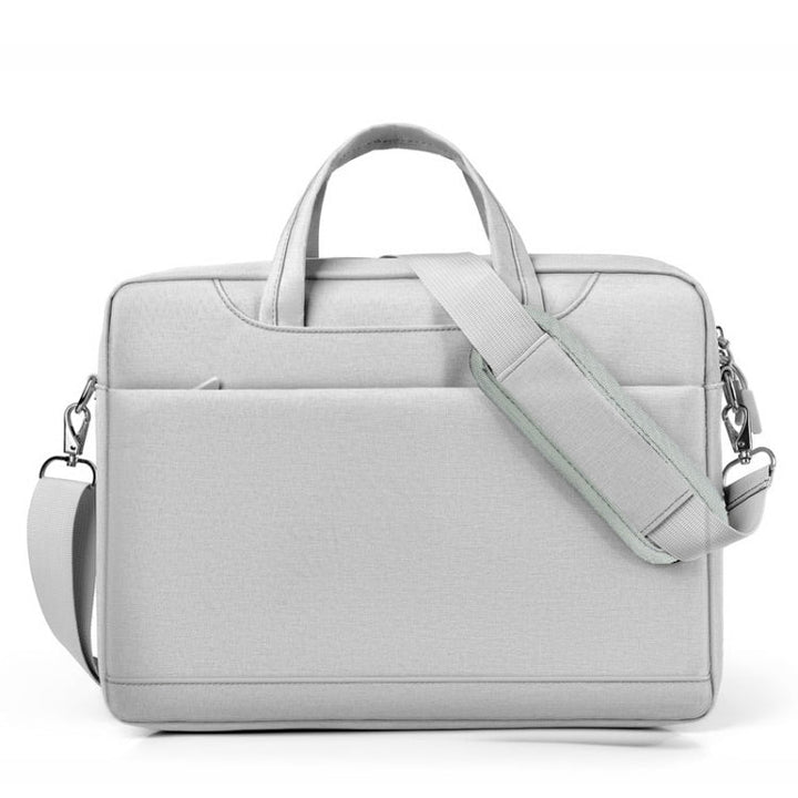 Lisslune | 17.3 Inch Portable Crossbody Air Bag Gaming Computer Laptop Shoulder Bag (Light Gray)
