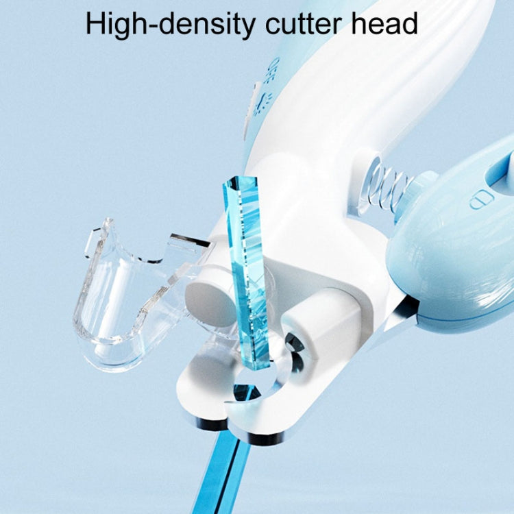 Pet nail clippers for dogs and cats with LED lighting (Light Blue)