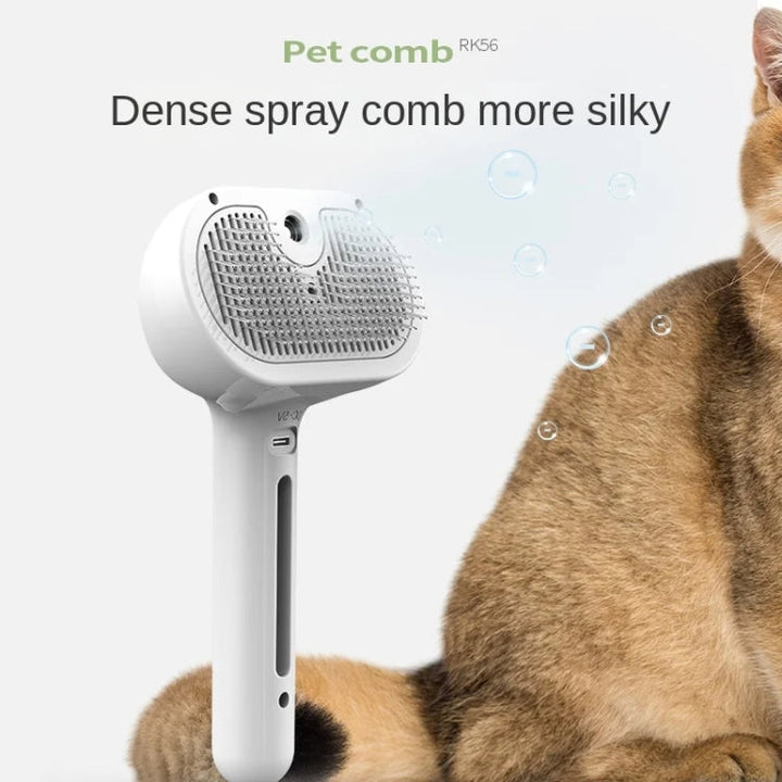 RK56 USB Charging Spray Pet Care Comb Cat and Dog Hair Removal Tool Pet Products (White)