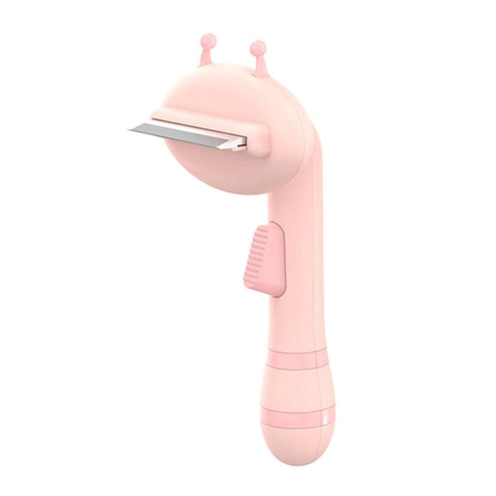 Bee Pet Comb Cat Hair Removal Knot Thinning Knife Comb (Pink)