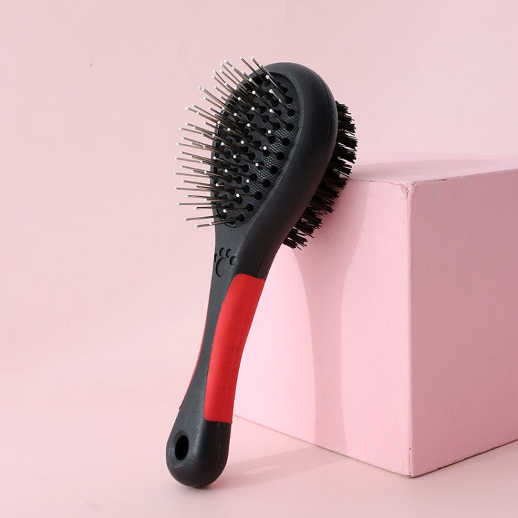 Small pet double-sided comb with protective tips cat dog clean grooming comb