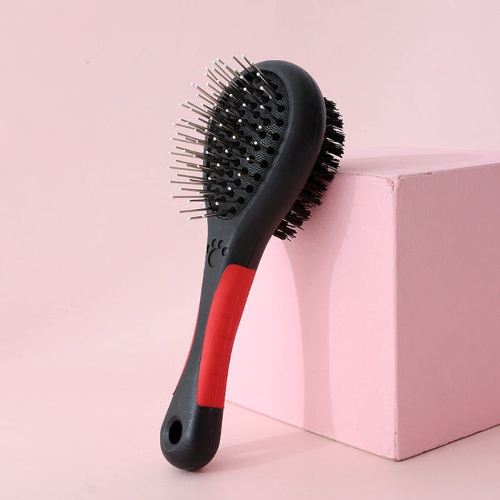 Small pet double-sided comb with protective tips cat dog clean grooming comb