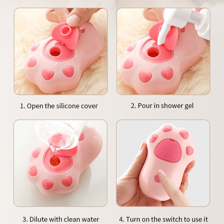 Rechargeable Pet No-Scrub Comb Electric Spray Hair Removal Massage Comb For Dogs And Cats (Cat Claws)