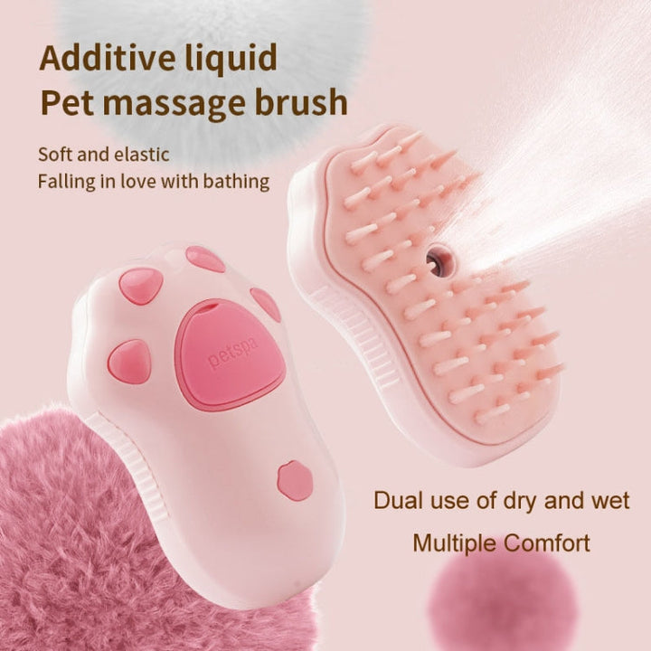 Rechargeable Pet No-Scrub Comb Electric Spray Hair Removal Massage Comb For Dogs And Cats (Cat Claws)
