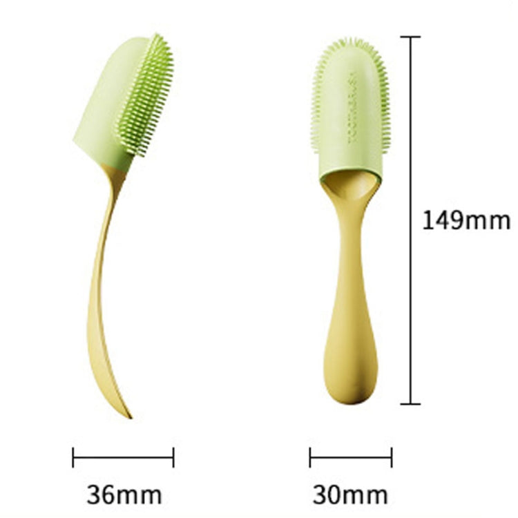 Pets Finger Toothbrush with Handle Dogs and Cats Oral Cleaning Tools (Pink)