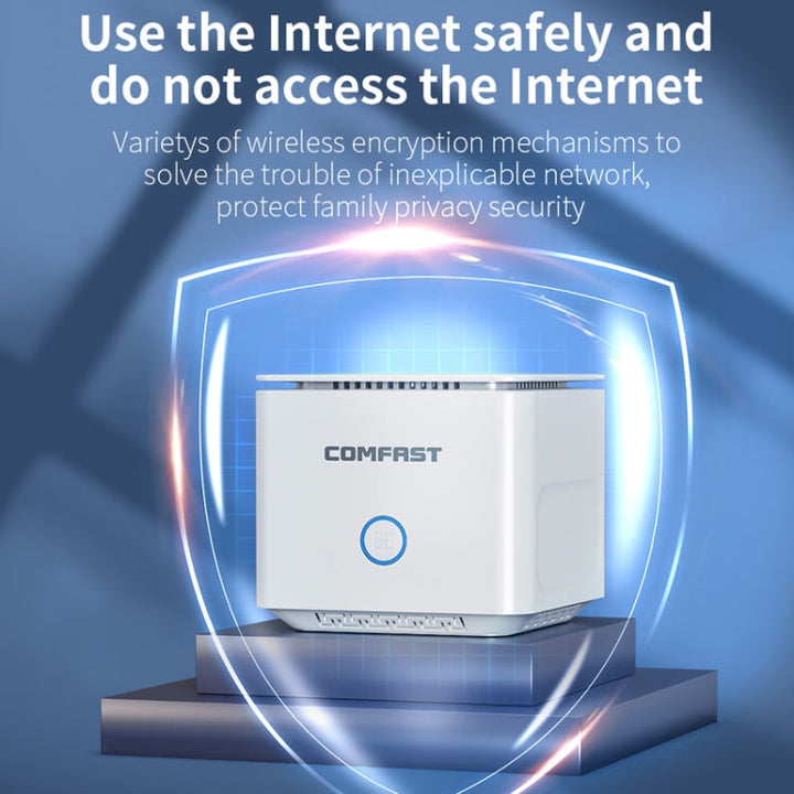 Lisslune | COMFAST CF-WR651AC AC1200 Mesh Wireless Router 2.4G&5G Wi-Fi Repeater Amplifier