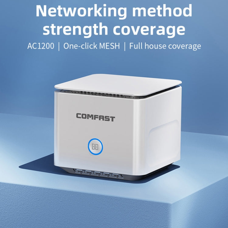 Lisslune | COMFAST CF-WR651AC AC1200 Mesh Wireless Router 2.4G&5G Wi-Fi Repeater Amplifier