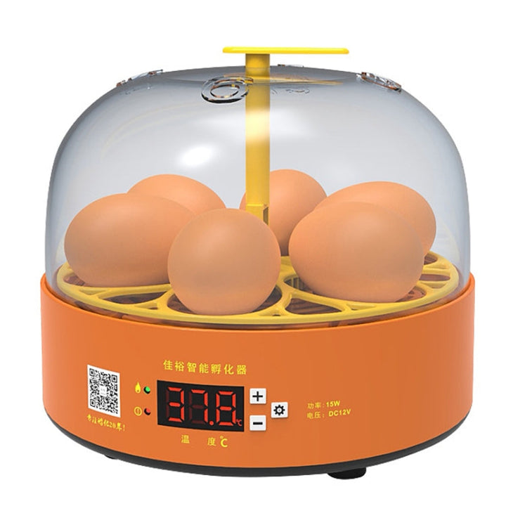 6-Egg Small Household Experimental Kids Smart Incubator, Spec: Dual-electric Automatic US-plug
