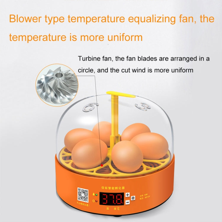 6-Egg Small Household Experimental Kids Smart Incubator, Spec: Dual-electric Automatic US-plug