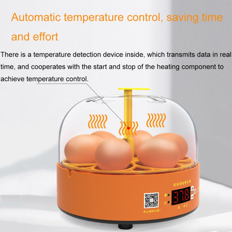 6-Egg Small Household Experimental Children's Smart Chicken Incubators, Specification: Manual AU Socket