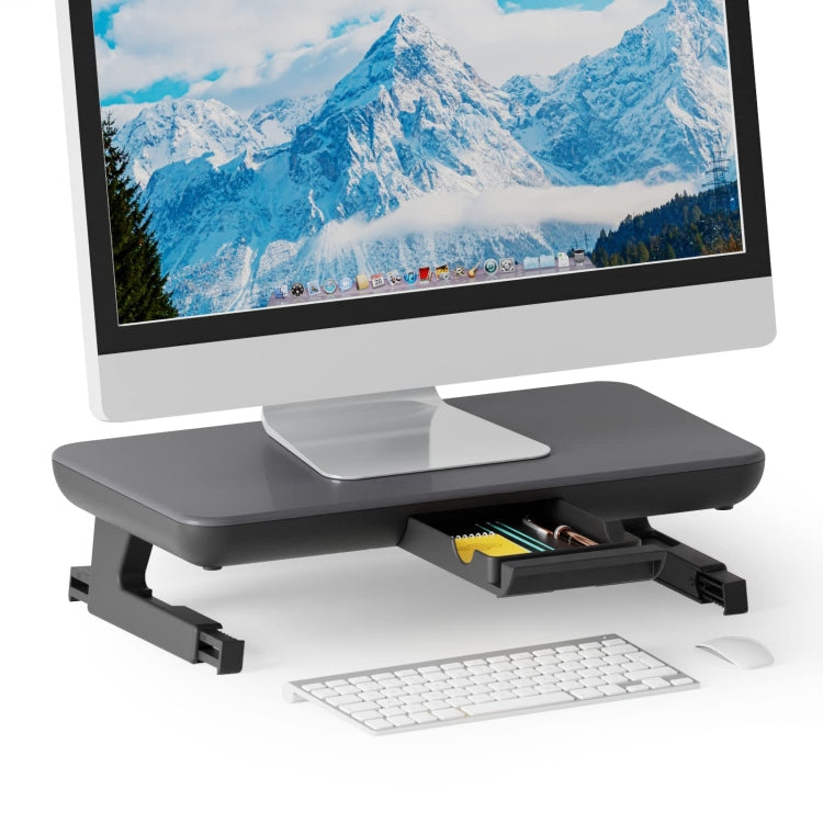 Lisslune | Oimaster Monitor Stand Adjustable Laptop Holder with Dust Drawer, Specification: Base