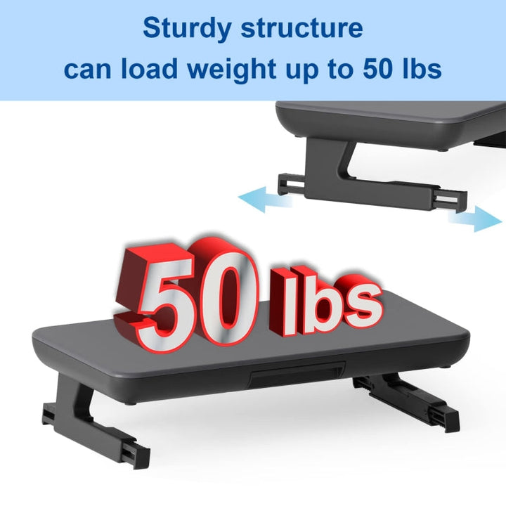 Lisslune | Oimaster Monitor Stand Adjustable Laptop Holder with Dust Drawer, Specification: Base