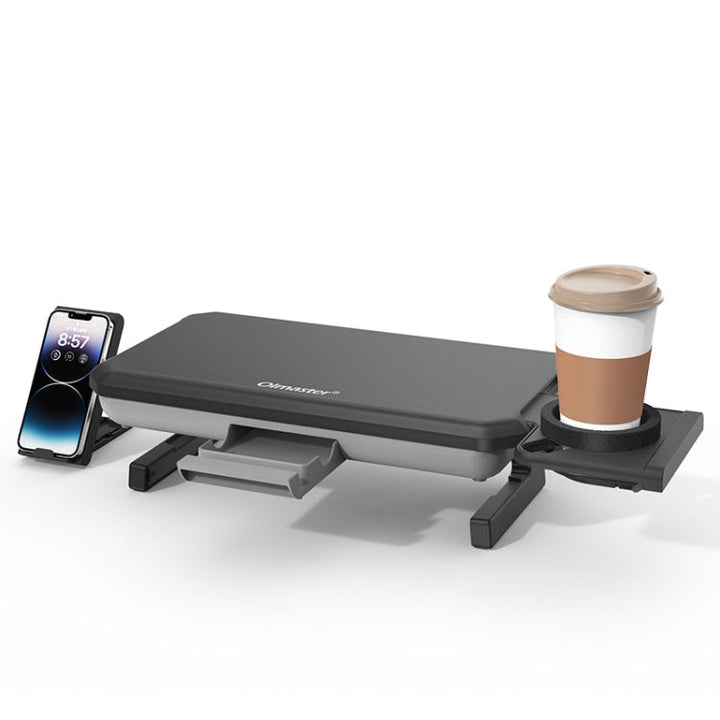 Lisslune | Oimaster Monitor stand height adjustable laptop holder with storage drawer, specification: upgrade