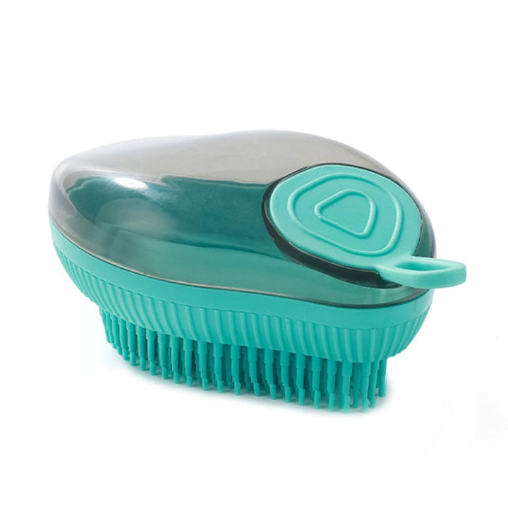 Dog cleaning supplies refillable shower gel type cat dog massage bath root, style: fine tip (blue)