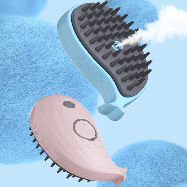 Pet Spray Steam Brush Cat Dog Care Massage Comb (Walrosa)